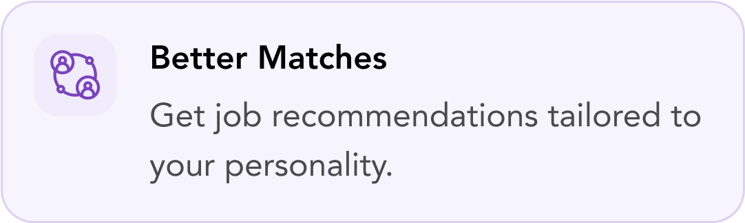 Better Matches